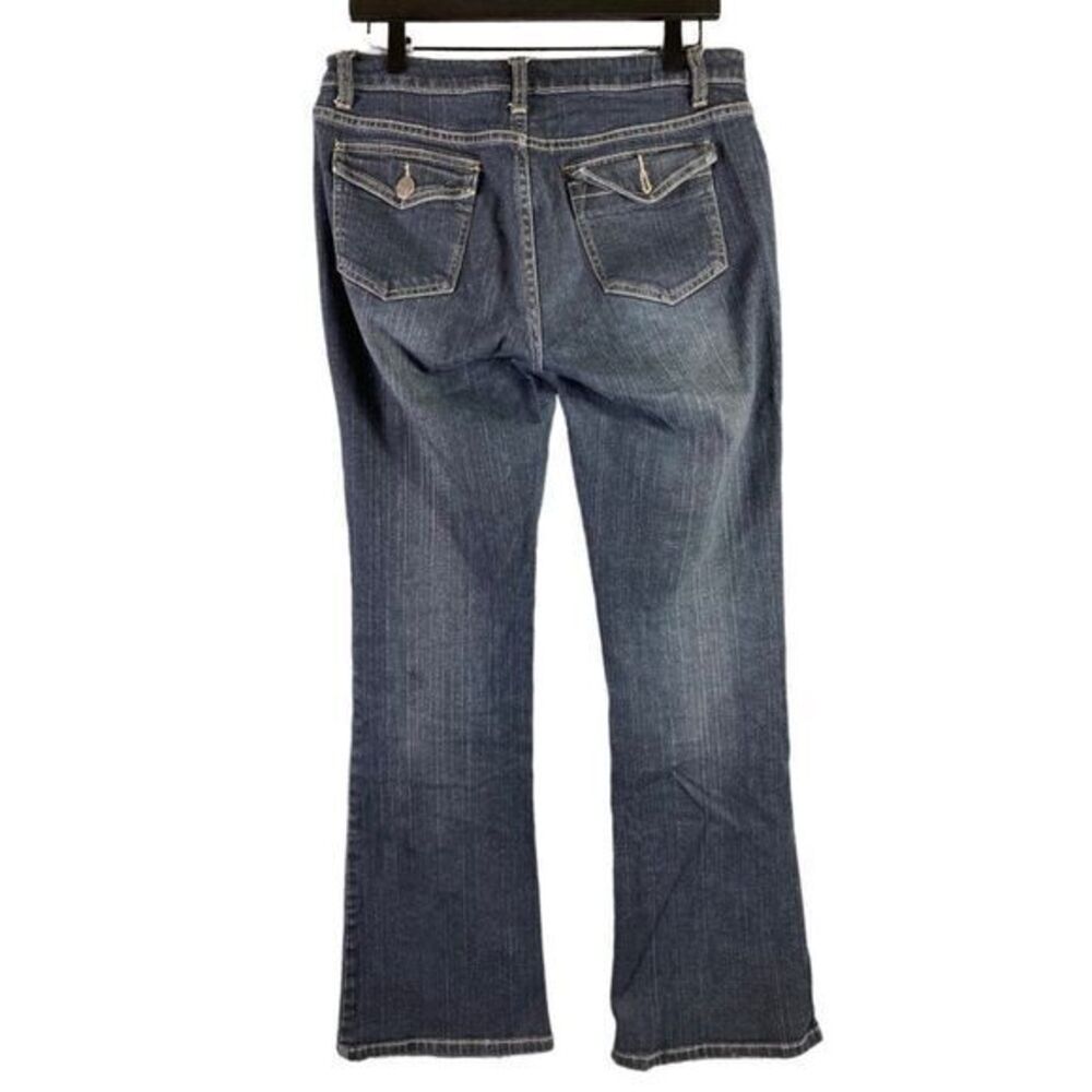 Fashion Bug Jeans Blue Size 5 Denim Bootcut Boot Cut Womens Stretch Mid Rise - Picture 3 of 12